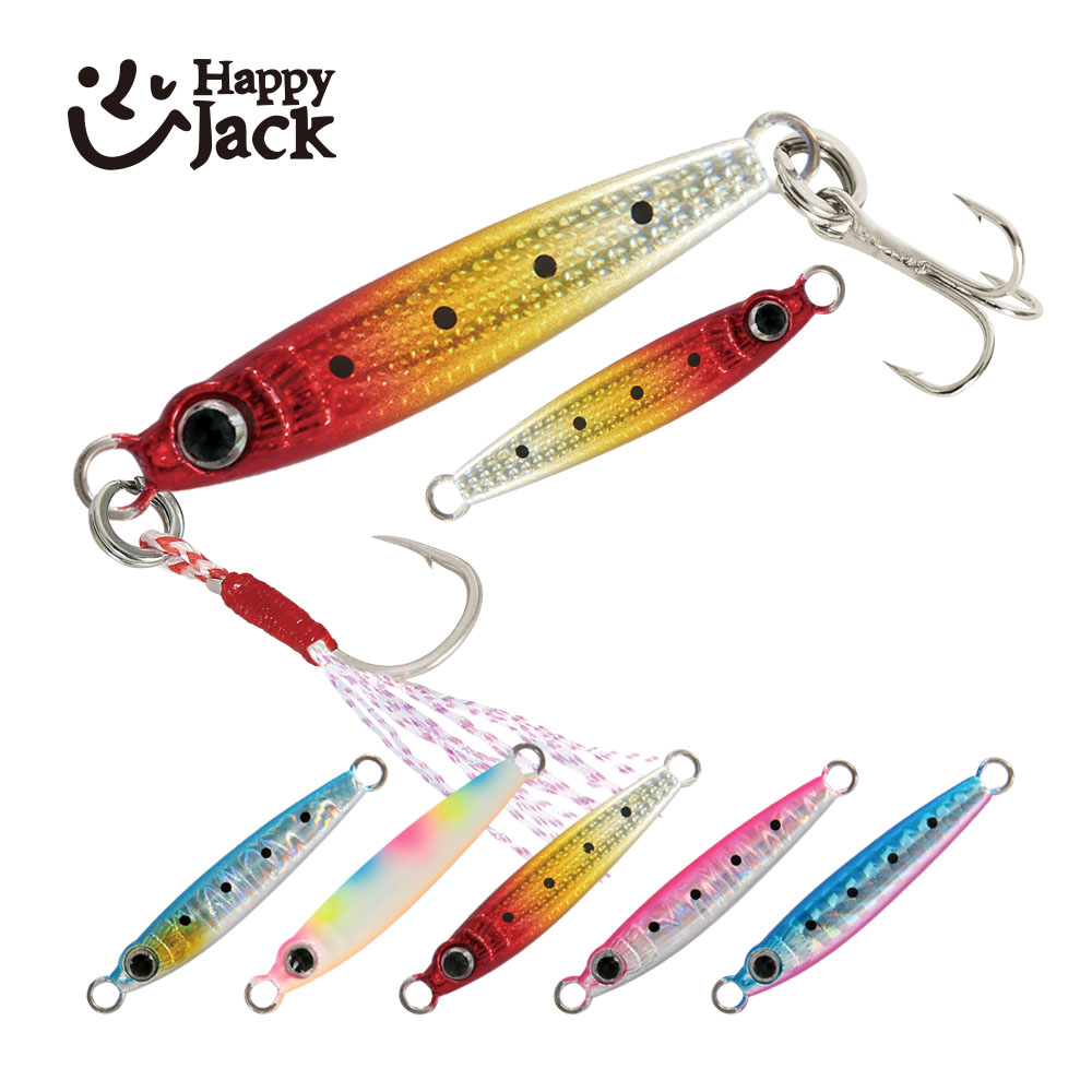 Jig Head Lure - HappyJack Nowe Mikro Metalowe Przynęty Jigowe