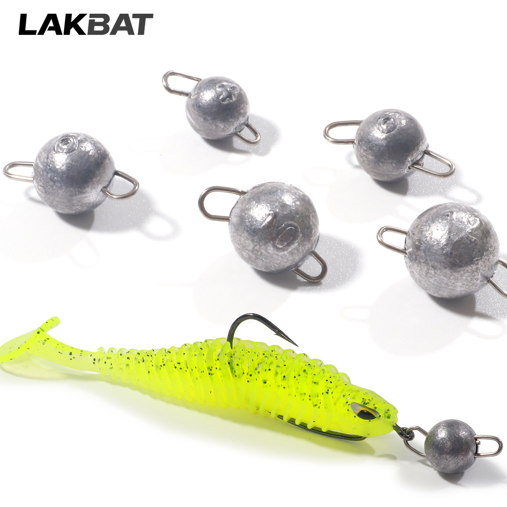 Jig Head Lure - Ciężarki wędkarskie LAKBAT, jig head, 2g