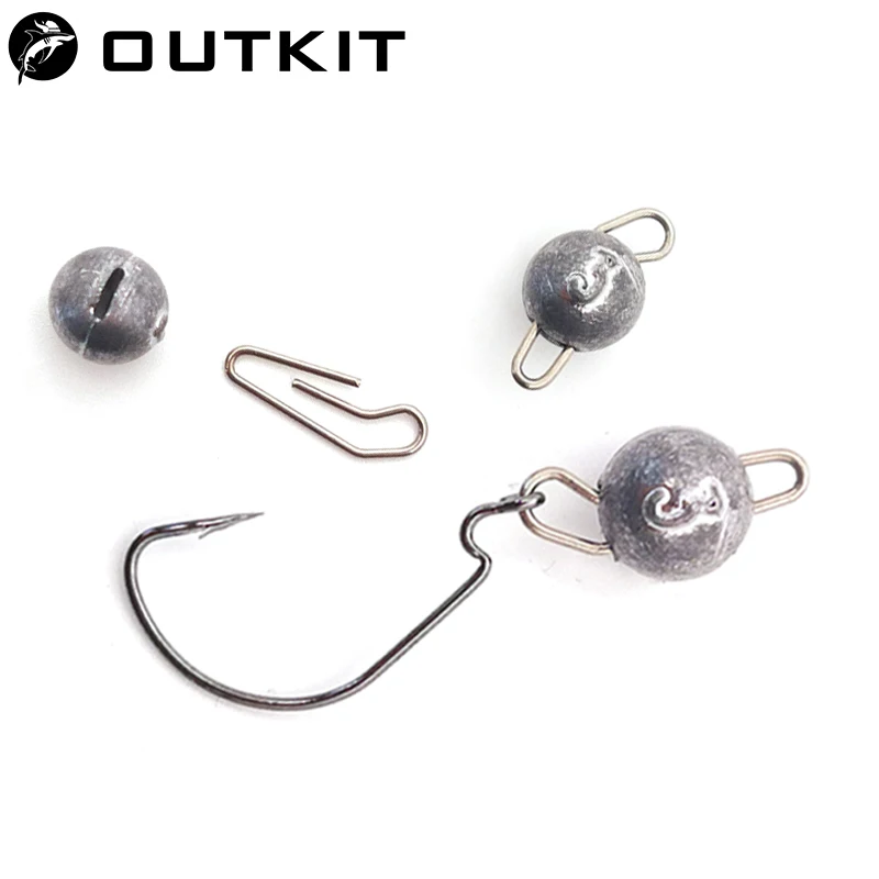 Fishing Equipment Lures - OUTKIT 10szt/lot Lead Head Sinker Soft