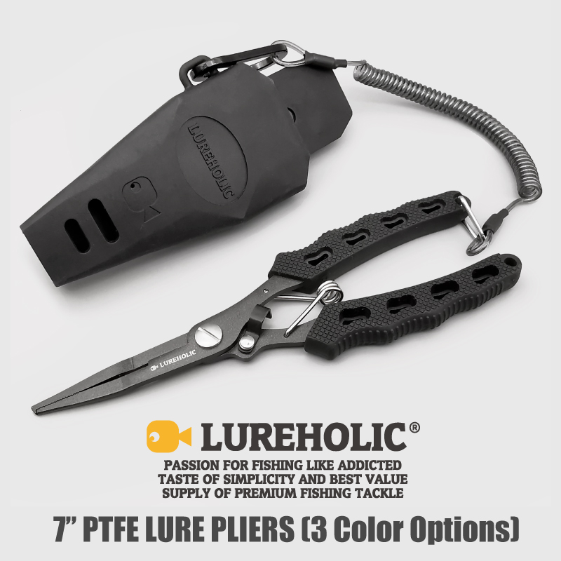 Fishing Equipment Lures - Lureholic 7-calowe szczypce wędkarskie z powłoką