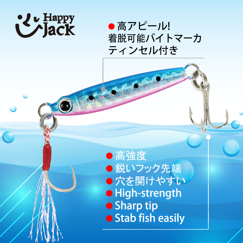 HappyJack Nowe Mikro Metalowe  – Jig Head Lure recenzja i cena